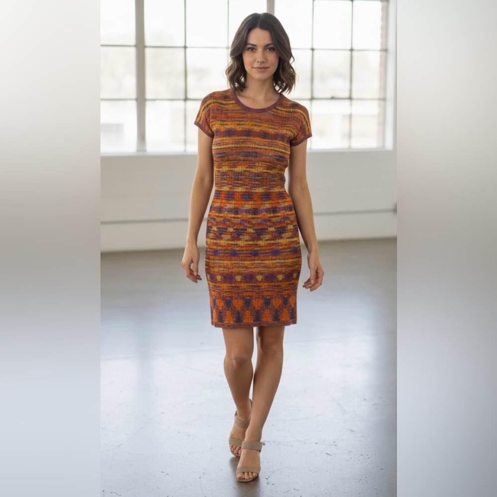 Mendocino Multicolor Knit Dress
